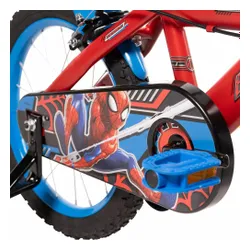 Rower dziecięcy HUFFY Spider-Man 16 cali dla chłopca Czerwony