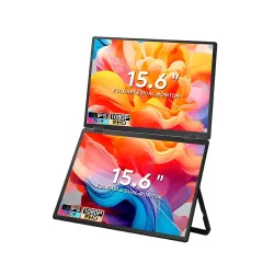 Monitor Extralink T01 2x15,6" Full HD IPS Przenośny