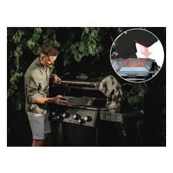 Grill gazowy BROIL KING Crown 480 Shadow Satyna 11.4 kW 65 x 44 cm