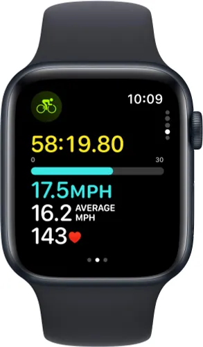 Apple Watch SE GPS 44 мм алюминиевый Север / Север Спортивный ремешок S / M