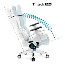 Fotel DIABLO CHAIRS X-One 2.0 Small Biało-czarny