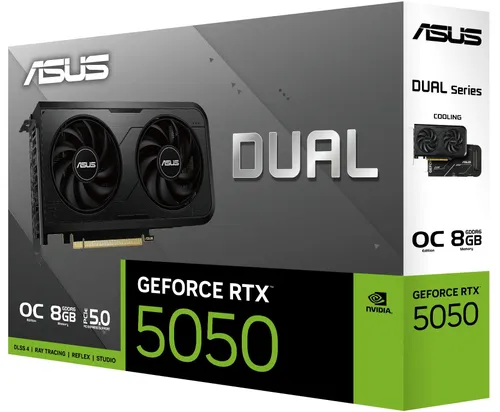 Karta graficzna ASUS Dual GeForce RTX 5050 OC Edition 8GB DLSS 4