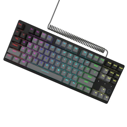 Klawiatura mechaniczna Lorgar Azar 514 TKL RGB Czarny