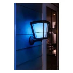 Kinkiet zewnętrzny Philips Econic Hue Outdoor Wall Light Black 17439/30/P7