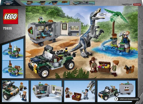 Конструктор Lego Jurassic World столкновение с бариониксом: охота за сокровищами (75935)