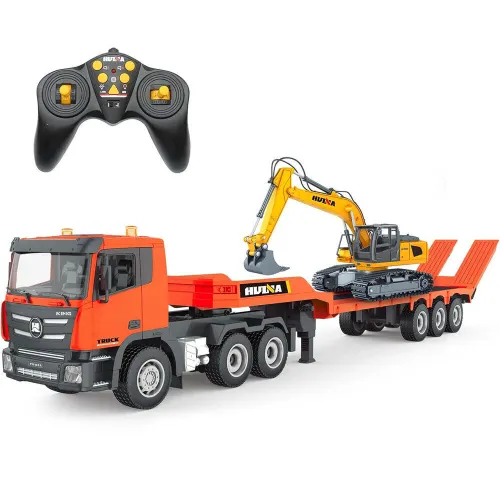 Laweta zdalnie sterowana z koparką COIL skala 1:18