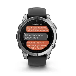 Smartwatch Garmin Fenix E 47mm GPS Srebrny