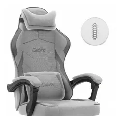 Fotel gamingowy CABRO C502 Szaro-czarny