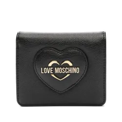 Маленький женский кошелек LOVE MOSCHINO Jc5731pp0hkl0000 Nero