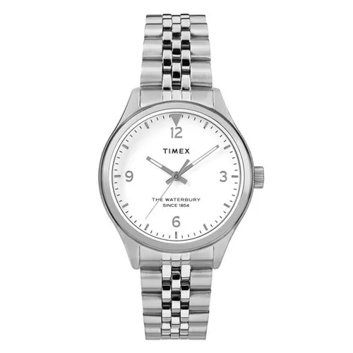 Timex Waterbury TW2R69400 Gümüş / Beyaz Saatler