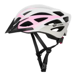 Kask rowerowy SPOKEY Femme Biało-różowy MTB (rozmiar M)