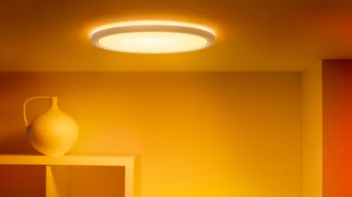 Lampa sufitowa WiZ Superslim Ceiling 32W Biały