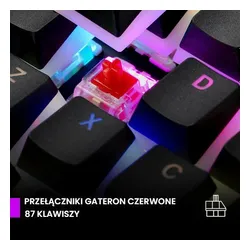 Klawiatura PREYON Red Blitz Claw Gateron Red (PRBC87B)