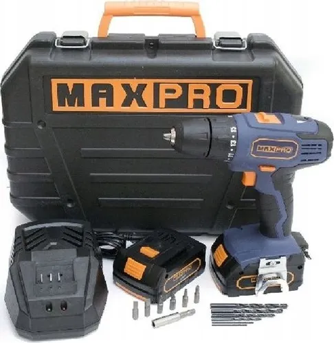 Maxpro MPCD18VDQFLI 18V 2 x 1.5 Ah şarj edilebilir pil