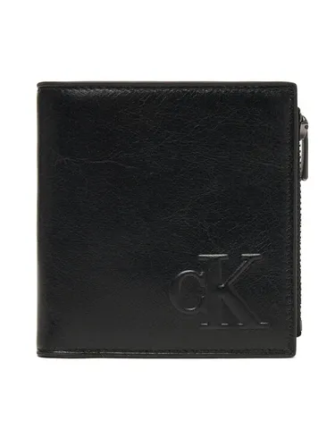 Calvin Klein Duży Portfel Męski Sculpted Impression Compact Zip LV04G1074G