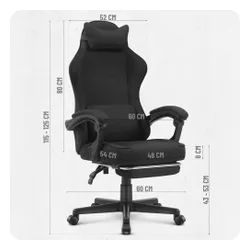 Fotel CABRO C502 Czarny