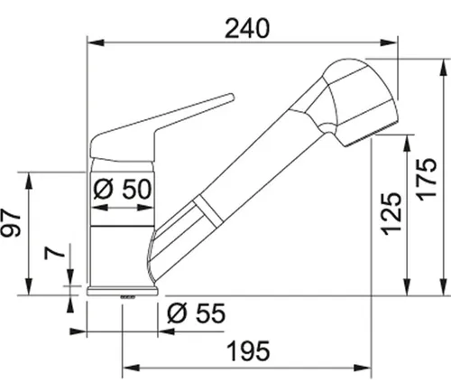 Bateria FRANKE Prince II 115.0470.665 Beżowy