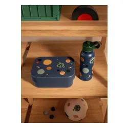 Zestaw lunchbox + butelka Liewood Chelsey Lunchbox Set - universe / classic navy