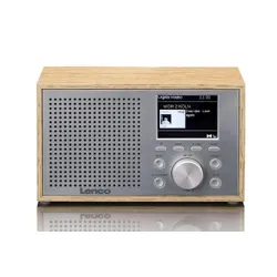 Радиоприемник Lenco DAR-017WH WD FM-радио DAB + Bluetooth коричневый