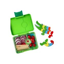 Śniadaniówka / lunchbox dziecięcy Yumbox Snack - Jurassic green / shark