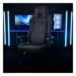 Fotel Arozzi Vernazza XL Supersoft Pure Black Gamingowy do 170kg Tkanina Czarny