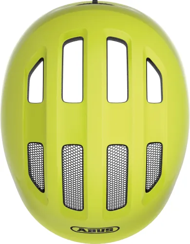 Kask rowerowy ABUS Smiley 3.0 LED Shiny Żółty dla Dzieci (rozmiar M)