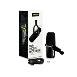 Mikrofon Shure MV7+ K Przewodowy Dynamiczny Czarny