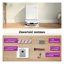 Robot sprzątający Bosch Spotless 2 Advanced + BCR2P2WXAB Funkcja mopowania Stacja oczyszczająca Tworzenie mapy pomieszczenia 67dB