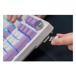 Klawiatura MAD DOG GK960W Gateron Pro Red Biały