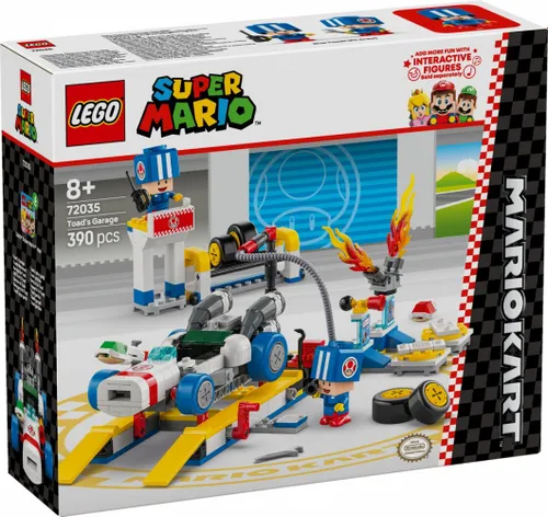 LEGO Super Mario bricks 72035 Mario Kart - Жаба и его гараж