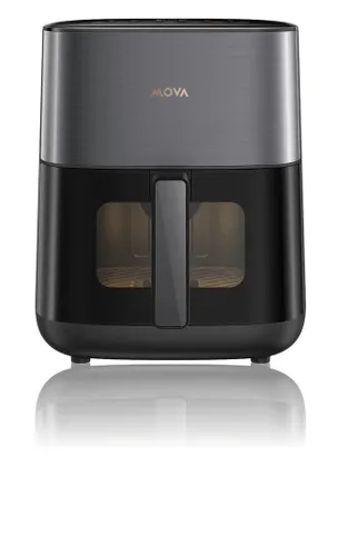 Air Fryer Frytkownica beztłuszczowa MOVA FD10S Pro Czarny 6l z okienkiem do obserwacji postępów gotowania