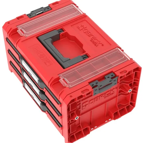 Skrzynka narzędziowa QBRICK System Pro Drawer 3 Toolbox 2.0 Profi Expert Red Ultra HD Custom