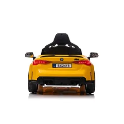 Auto Na Akumulator Bmw M4 Samochód Elektryczny Dla Dzieci Pilot LED Skóra