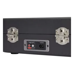 Gramofon Aiwa VPX-1951/TN Walizkowy Półautomatyczny Napęd paskowy Bluetooth Tytanowy
