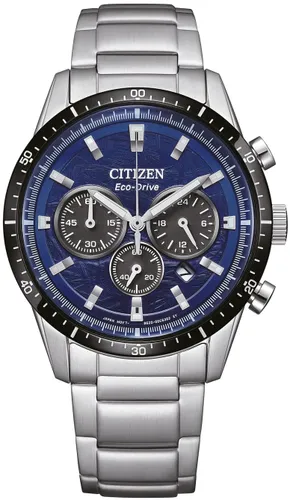 Zegarek CITIZEN Eco-Drive Modern Chrono CA4624-56L Srebrny