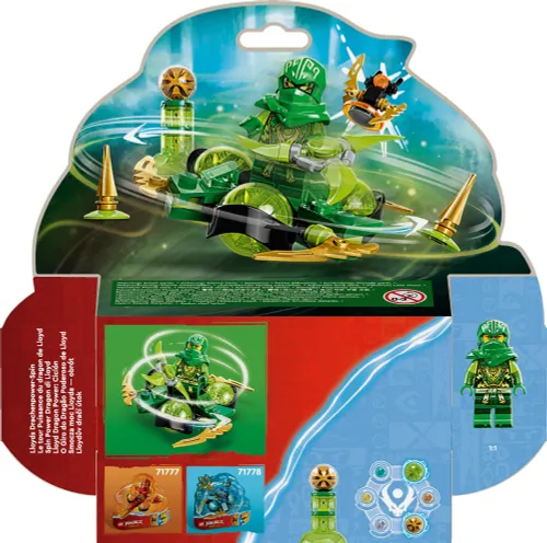 LEGO 71779 NINJAGO Smocza moc Lloyda — obrót spinjitzu