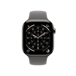 Apple Watch Series 11 GPS + Cellular 42mm Tytan Naturalny Pasek sportowy Górska szarość M/L