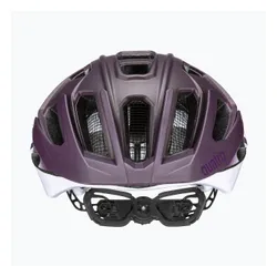 Kask rowerowy UVEX Quatro CC plum/white matt