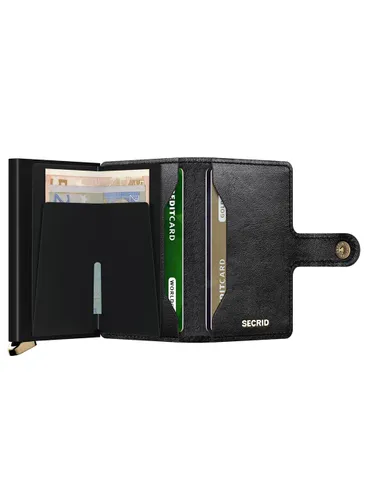 Portfel RFID Secrid Premium Miniwallet Emboss Diamond+ - black