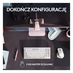 Klawiatura mechaniczna Logitech MX Mechanical Mini dla Mac - jasnoszary