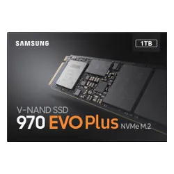 Samsung 970 EVO Plus SSD 1 TB M. 2 2280 PCI-E x4 Gen3 NVMe (MZ-V7S1T0BW)