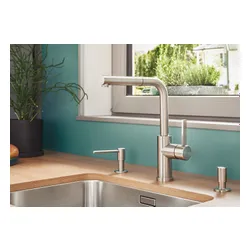 Bateria BLANCO Lanora-S-F 526180 Stal szczotkowana