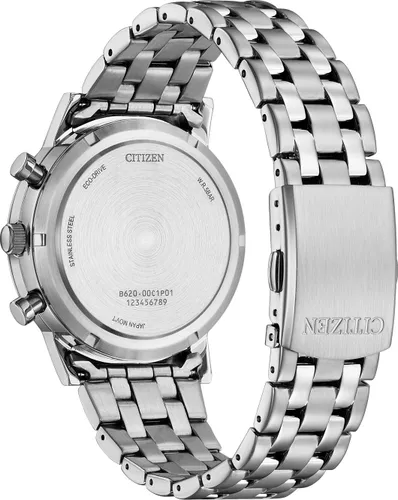 Zegarki CITIZEN Eco-Drive Classic Chrono CA4630-53X Srebrny