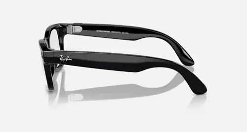 Okulary AR Ray-Ban Meta Wayfarer RW4006 Clear Shiny Black