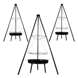 Grill węglowy VELACO VL11-BLACK Czarny