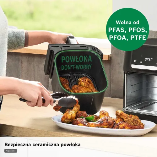 Air fryer Bosch Serie 4 Double Drawer MAFD440B7 2500W 9l
