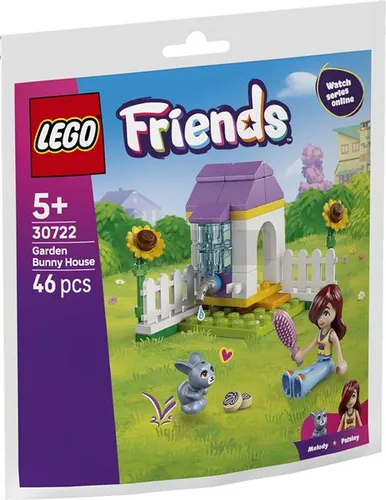 LEGO FRIENDS 30722 Domek króliczka w ogrodzie, polybag +5 lat