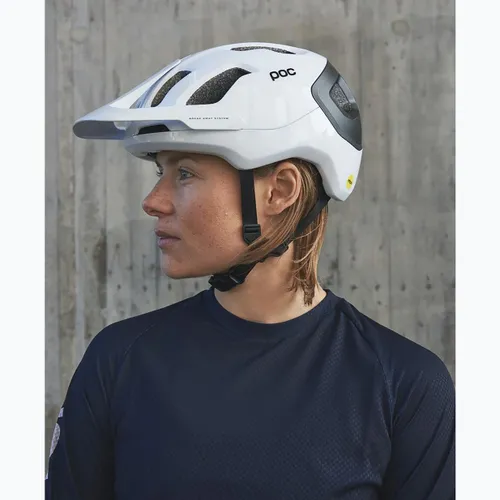 Kask rowerowy POC Axion Race MIPS hydrogen white/uranium black matt