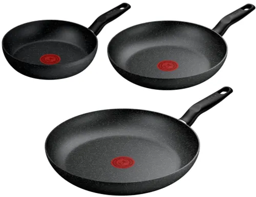 Zestaw patelni TEFAL Dark Essential G0069153 (3 elementy)