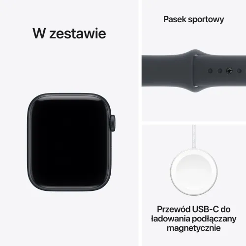 Apple Watch SE 3gen GPS + Cellular koperta 40mm z aluminium Północ pasek sportowy Północ M/L